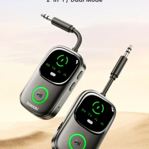 Bluetooth Audio Receiver/Transmitter Auxiliary Adapter for TV, Earphones, Cars, Flights