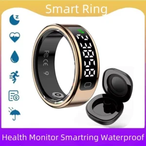 Unisex Smart Ring Men with LED Display Screen