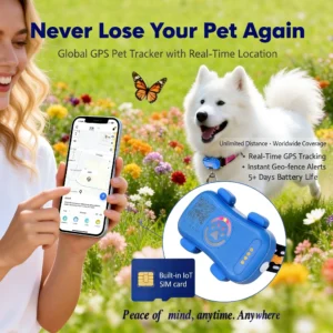4G GPS Pet Tracker for Dogs & Cats