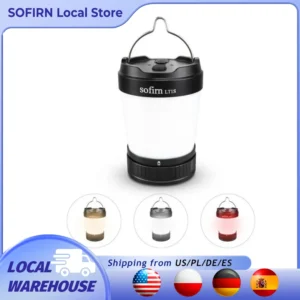 Camping Light USB C 21700 Rechargeable Powerful Torch Portable Emergency Lantern 2700K-6500K with Reverse Charging